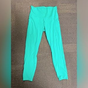 Lululemon Align High Rise Leggings Kelly Green Size 8